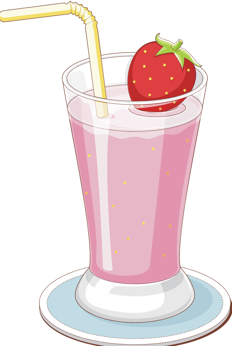 strawberry milkshake clipart - photo #13