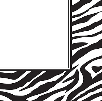 Print Paper With Zebra Print Boarder - ClipArt Best