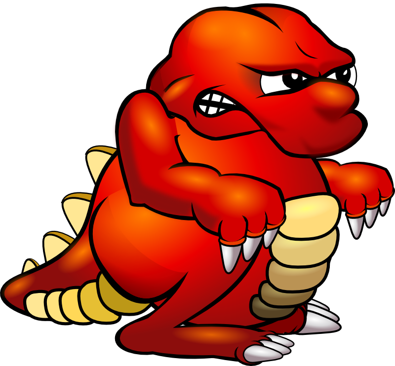 Red Monster Clipart