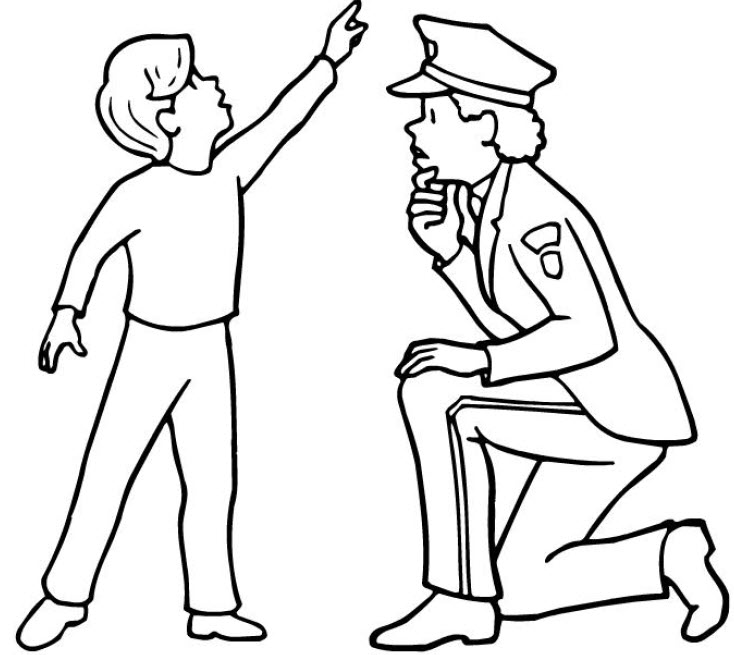 Police Officer Coloring Pages