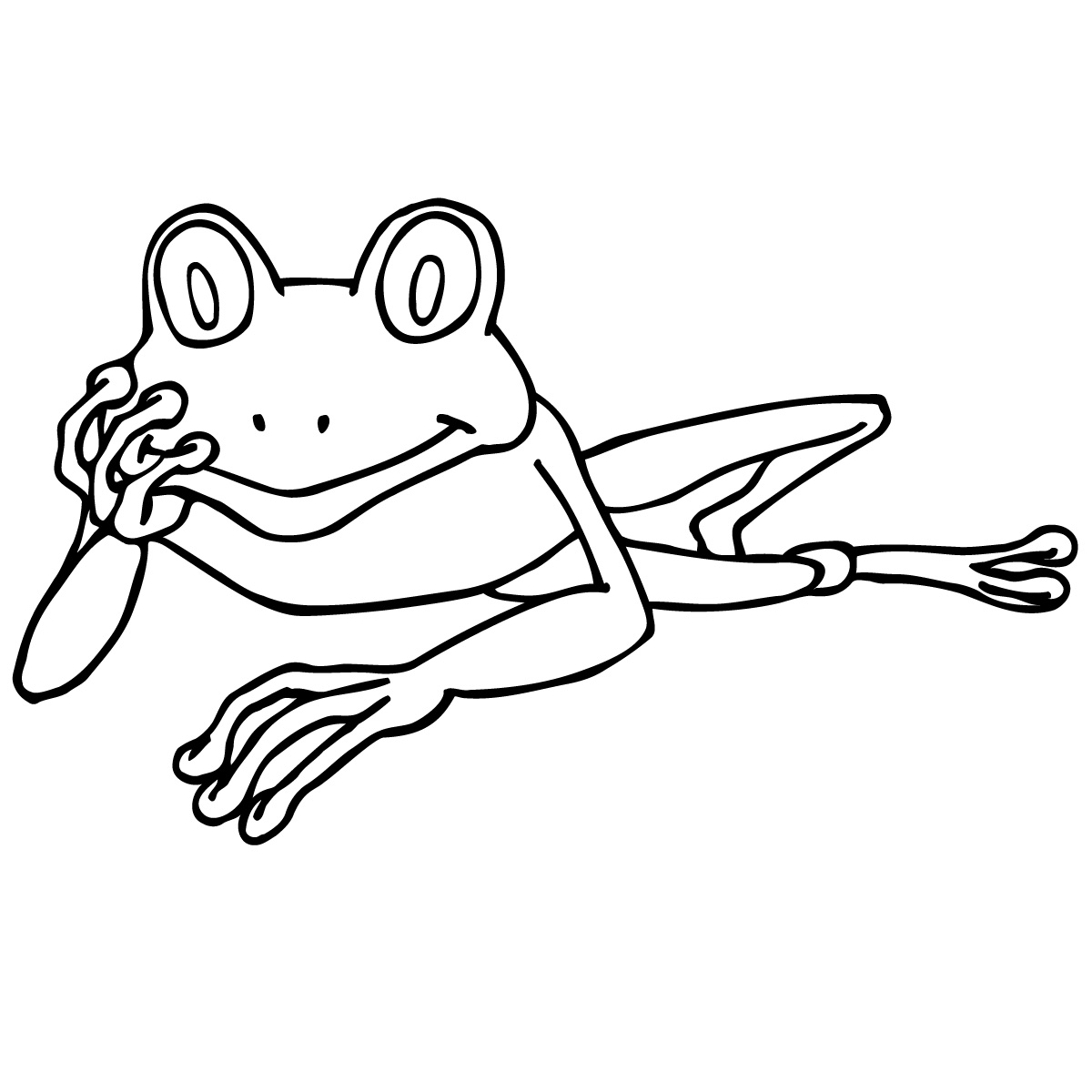 Tree Frog Clip Art Black And White | Clipart Panda - Free Clipart ...