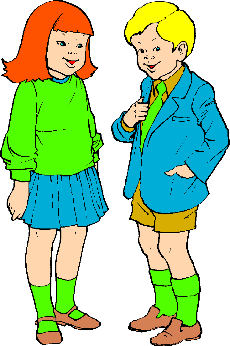 clipart girl and boy - photo #26