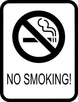 No Smoking Sign clip art vector, free vector graphics - ClipArt ...