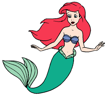 Ariel Clipart from Disney's The Little Mermaid page 6 - Quality ...