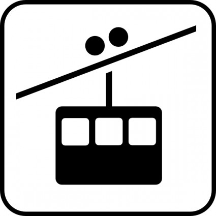 Ski Lift clip art Vector clip art - Free vector for free download