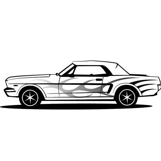 Free Vector Clipart Ford Lowrider Car Pictures
