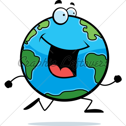 A Happy Cartoon Planet Earth | Clipart Panda - Free Clipart Images