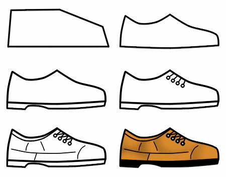 Shoe Outline - ClipArt Best
