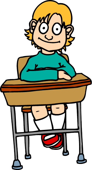 Student In Desk Clipart - ClipArt Best