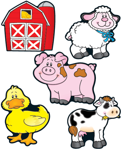 free clipart cartoon farm animals - photo #7