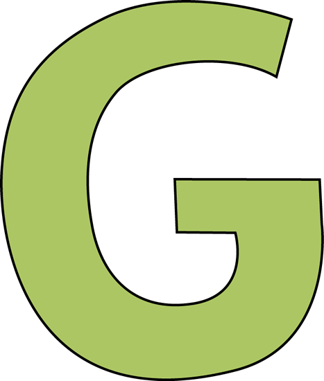 Green Letter G Clip Art - Green Letter G Image