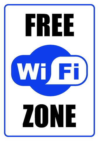 WiFi Zone sign template, How to design a WiFi Zone sign...