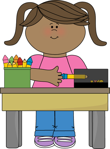 clipart girl at desk - photo #4