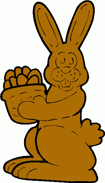 clipart chocolate easter bunny - photo #8