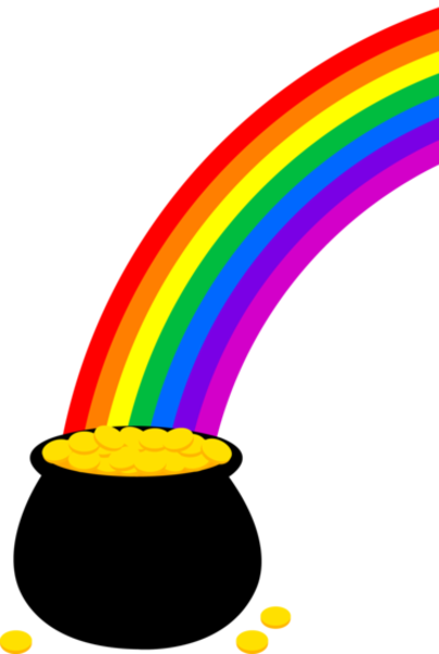 Pot Of Gold Coins image - vector clip art online, royalty free ...