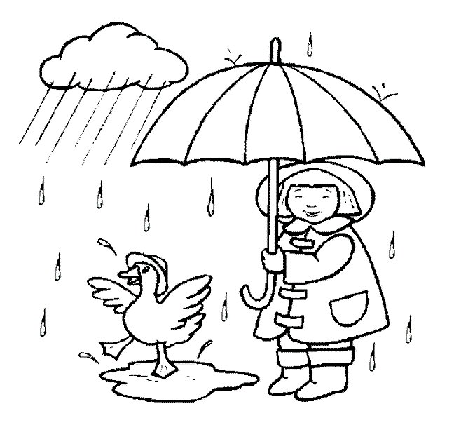 Rainy Season Coloring Pages | Free Coloring Pages - Part 2