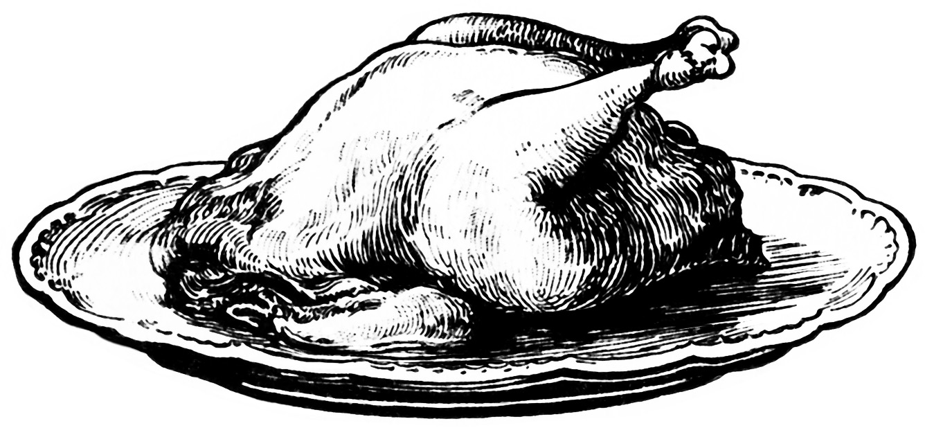 free black and white thanksgiving clip art - photo #34
