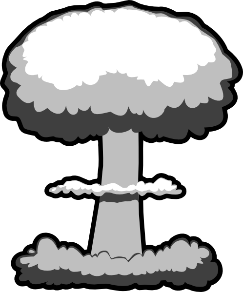 Nuclear Explosion clip art - vector clip art online, royalty free ...