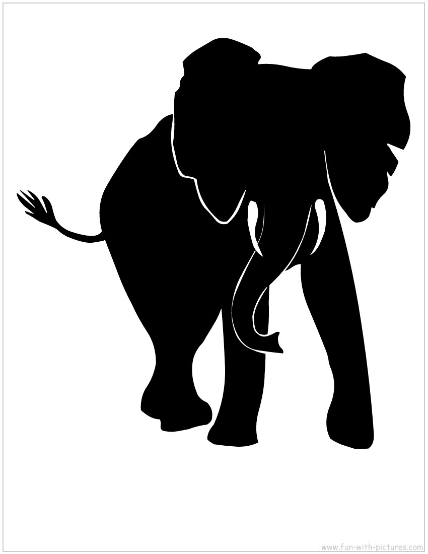 Elephant Head Outline - Cliparts.co