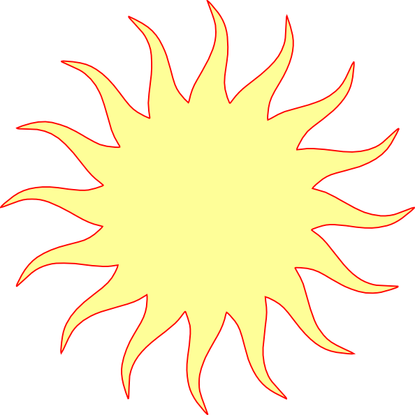 Sun clip art Free Vector / 4Vector