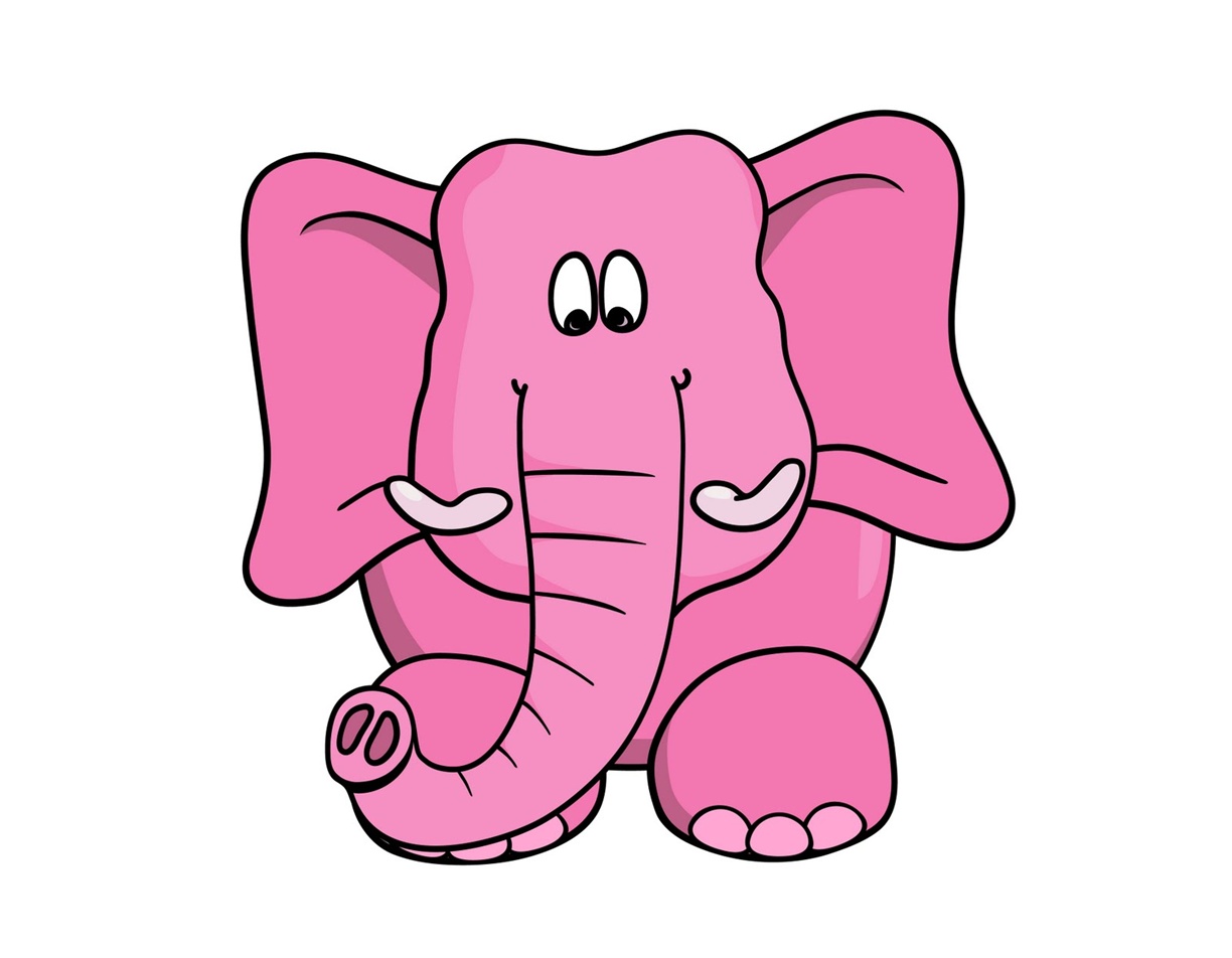 QQ Wallpapers: Cartoon elephant pictures