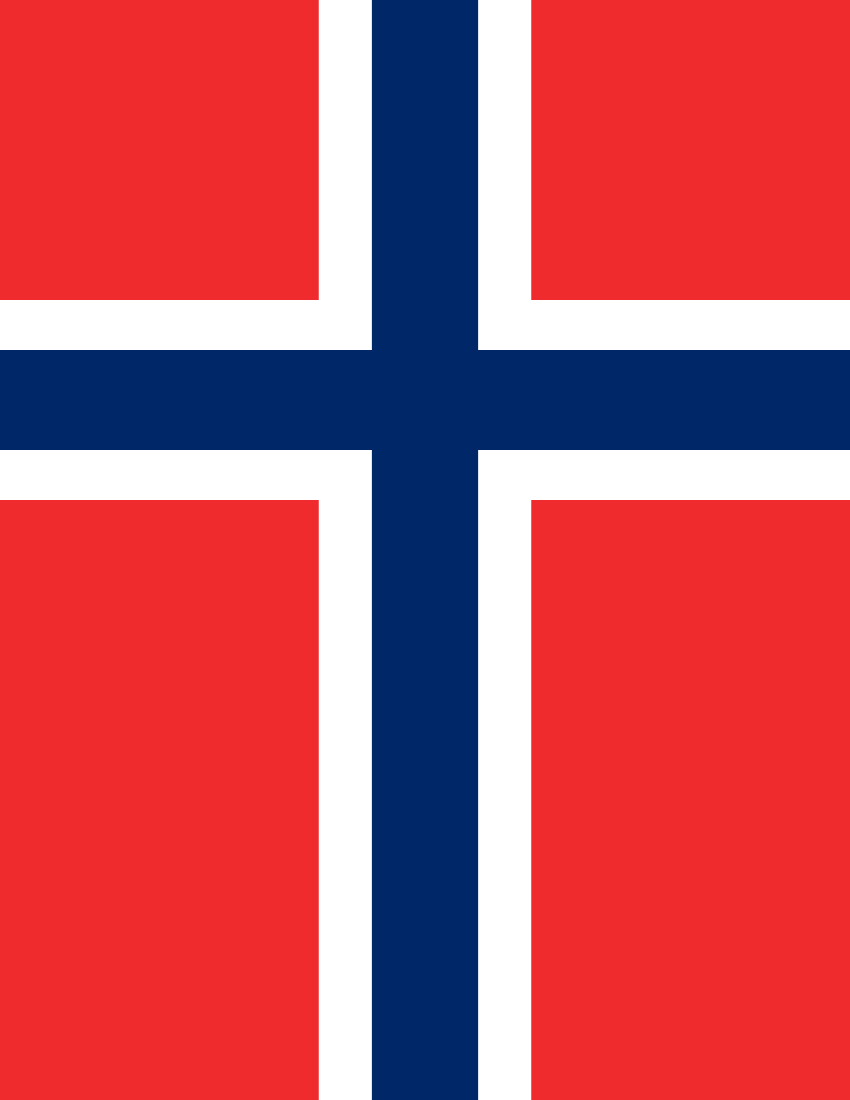 Norway Flag Full Page Clip Art Download