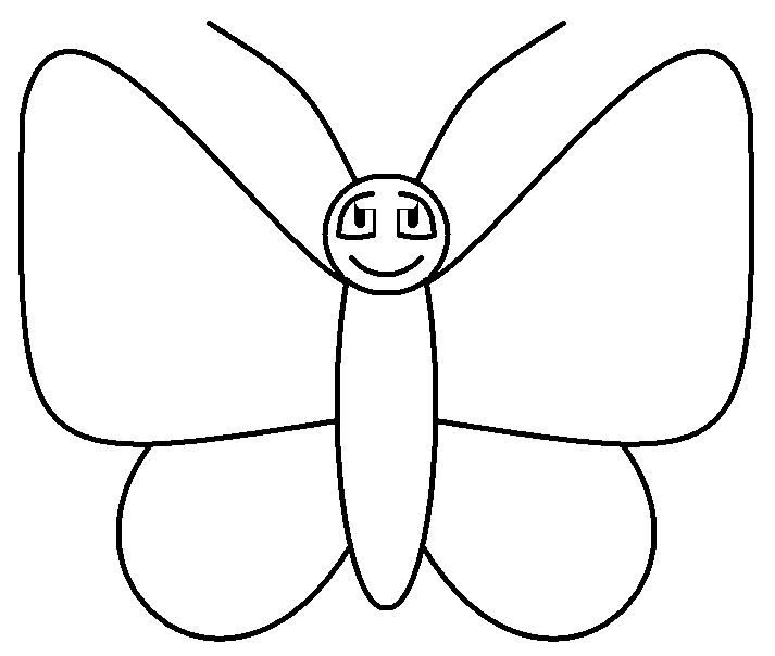 Butterfly lineart by Shikumeka on deviantART