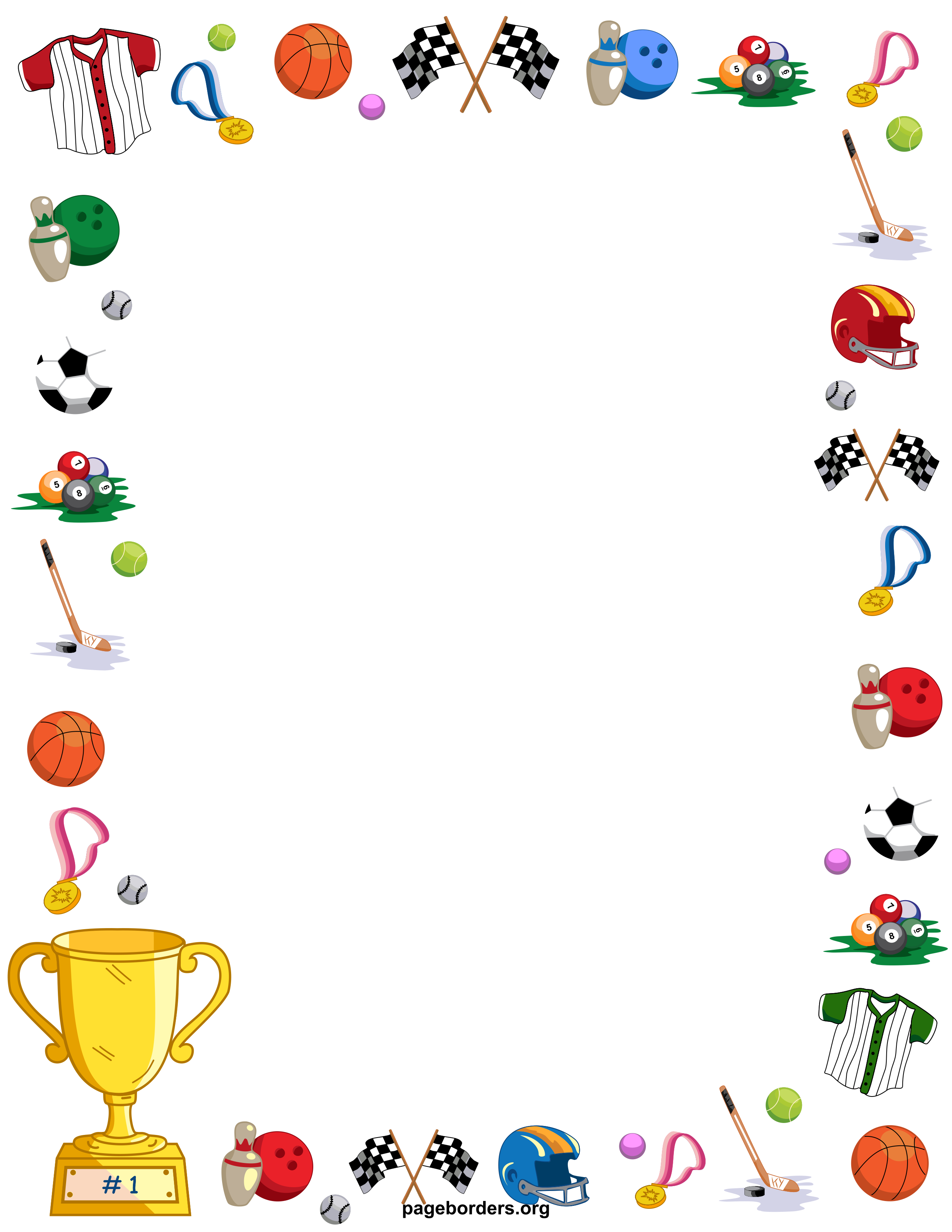 baseball clipart borders - photo #36