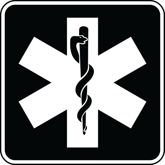 Emergency Medical Services, Black and White | ClipArt ETC