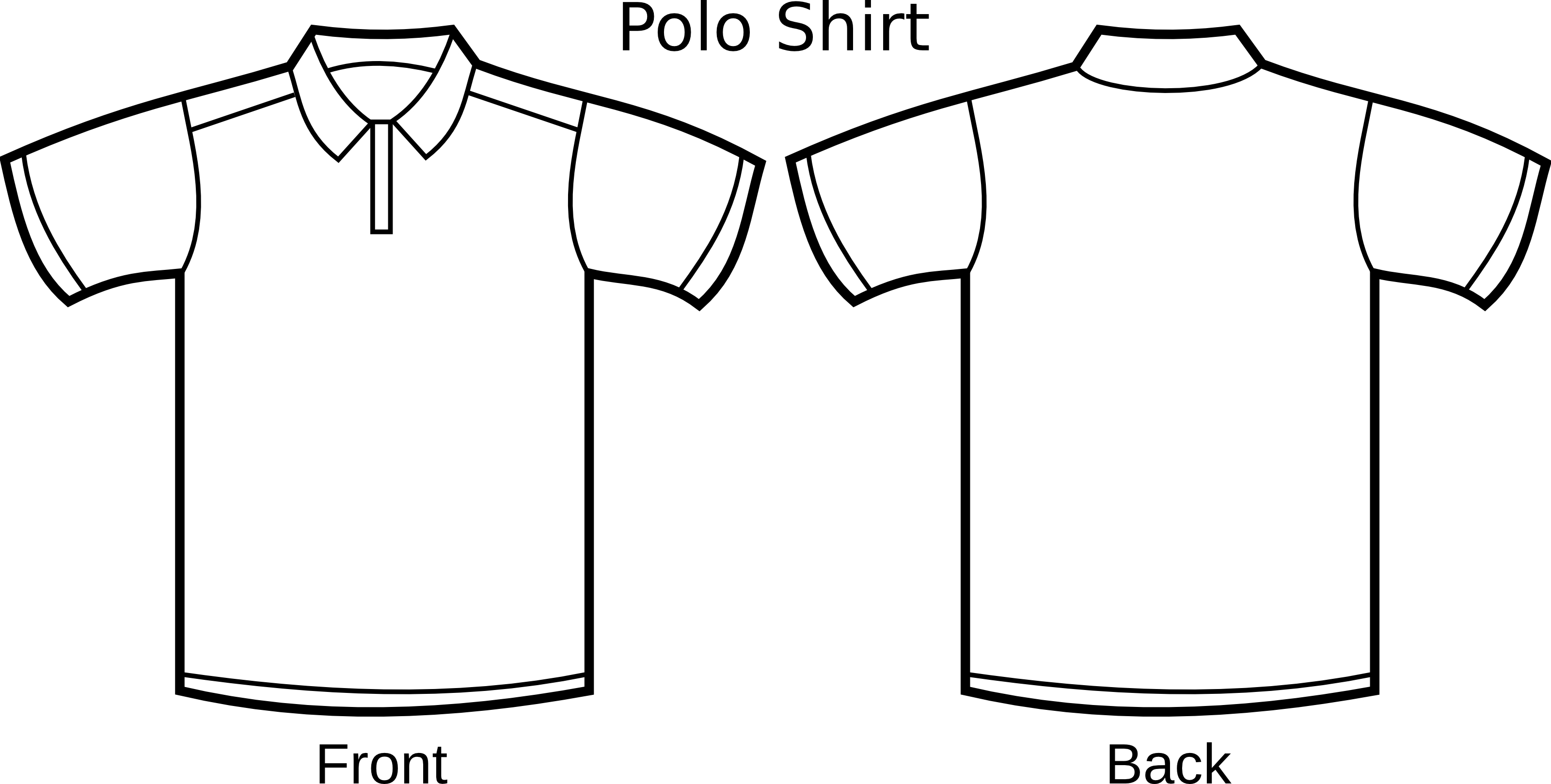 Free Polo Shirt Template Clipart Illustration image - vector clip ...