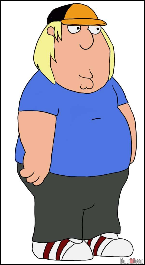 How to Draw Chris Griffin From The Family Guy, Step by Step ...