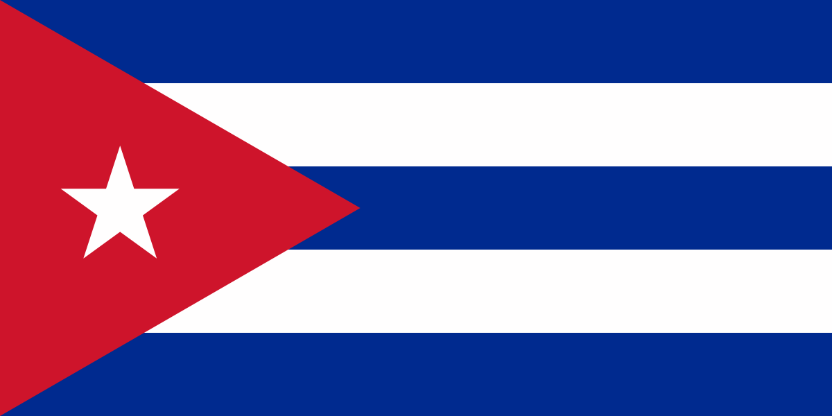 Free Cuba Flag Images: AI, EPS, GIF, JPG, PDF, PNG, and SVG