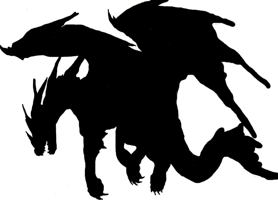 Dragon Silhouette by UltimateMuseFan on deviantART