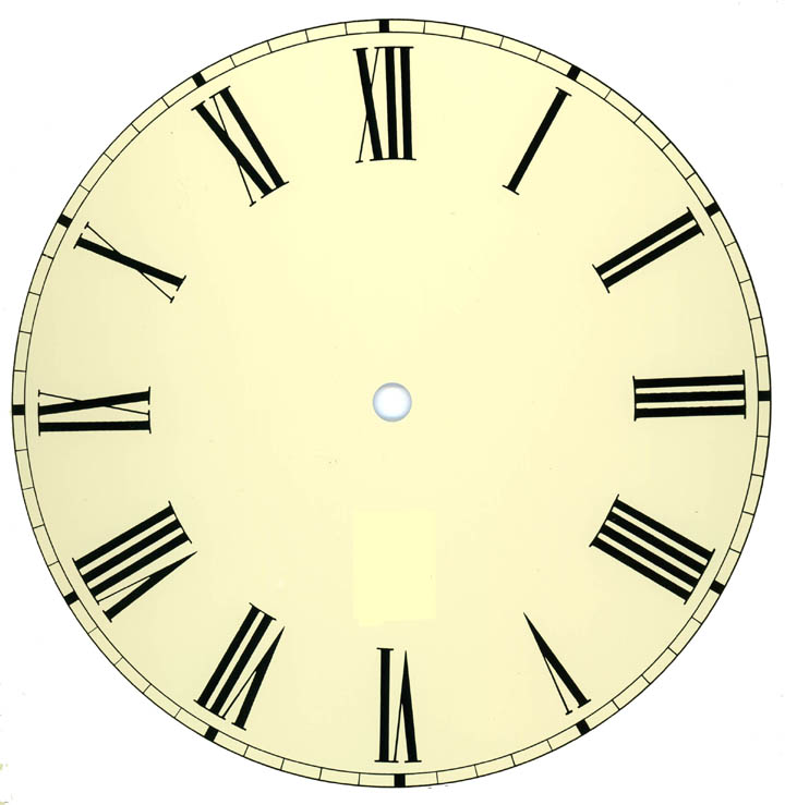 Clock Face Roman Numerals Images & Pictures - Becuo