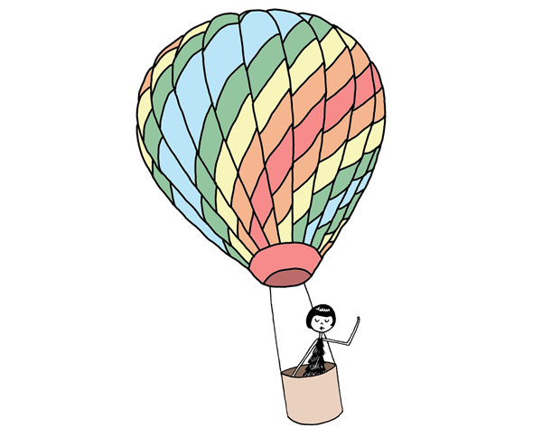 Vintage Hot Air Balloon Drawing | Clipart Panda - Free Clipart Images