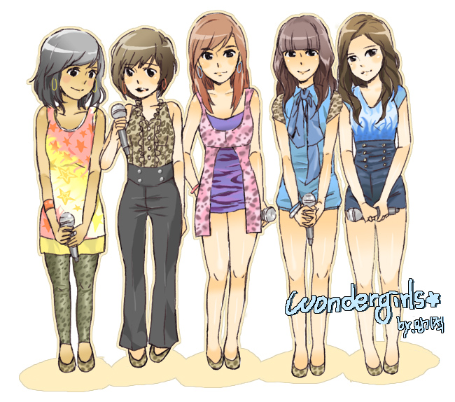 pics+dl] Wonder Girls Fanmade cartoon | ♥ Wonder Equation ♥