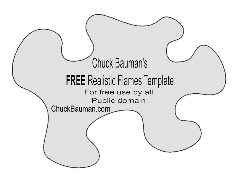 FREE!! Real Flames & Fire Airbrushing Templates Stencils FREE!!