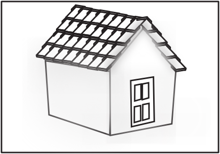 house tiled roof netalloy black white line art hunky dory SVG ...