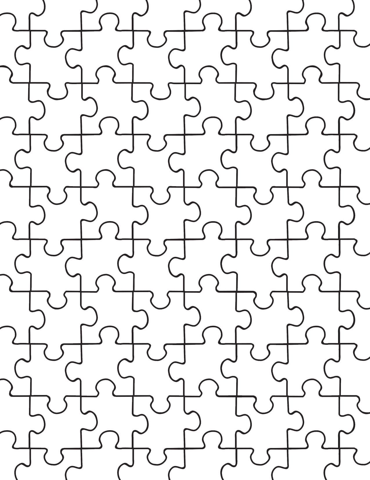 Puzzle Outline Cliparts co
