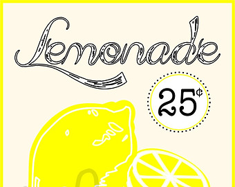 lemonade sign – Etsy