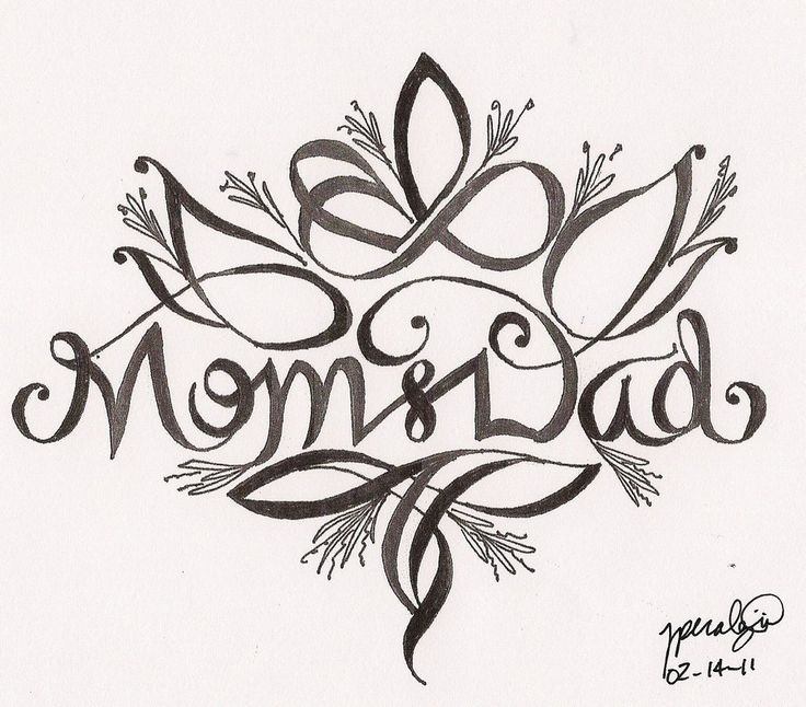 mom and dad tattoos | Valentine's Day: Mom and Dad by ~rper782786 ...