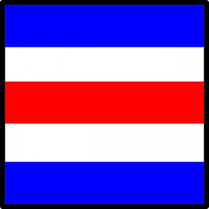 Flag Of The Society Islands clip art Free Vector / 4Vector