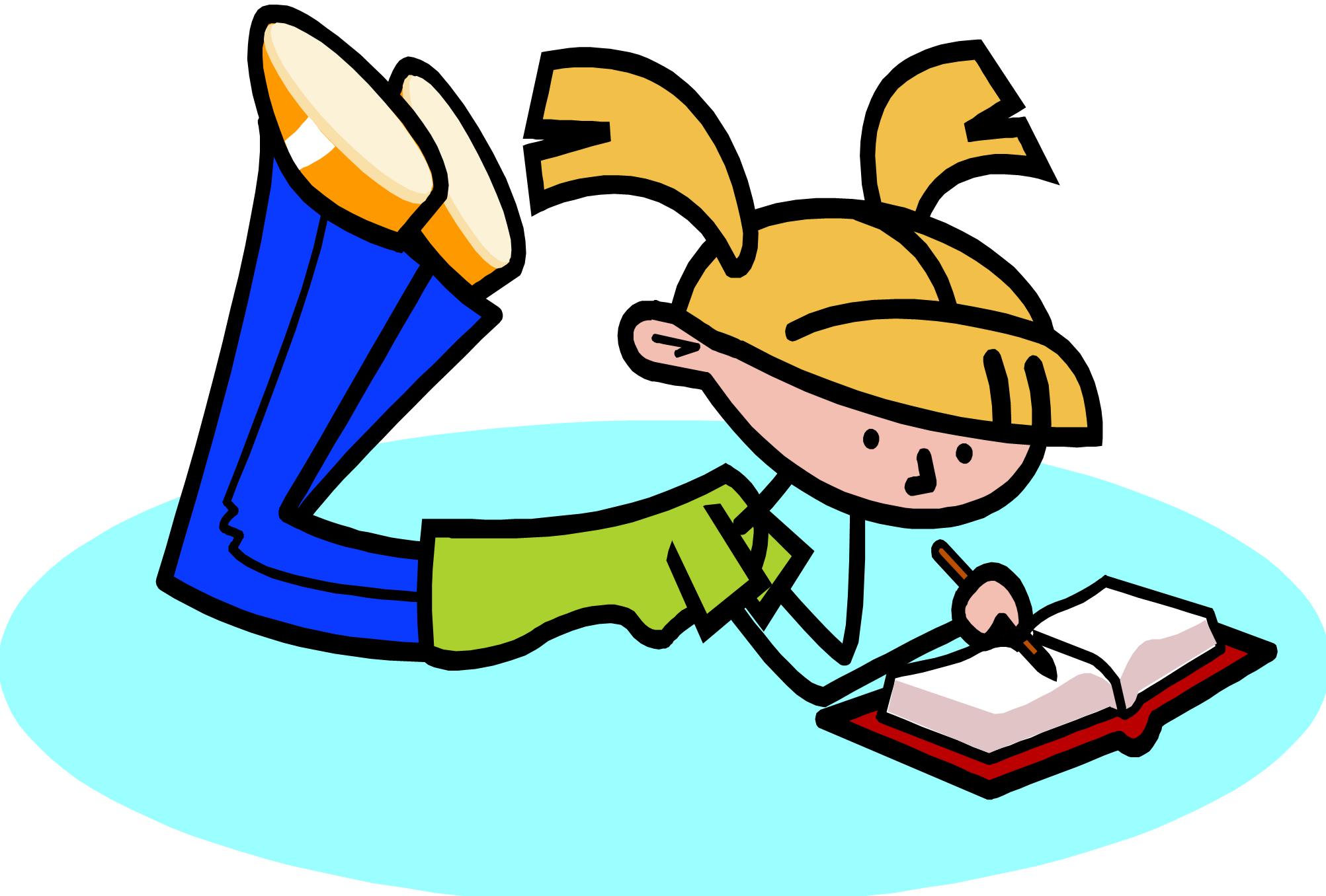 Kids Writing Clip Art - Gallery