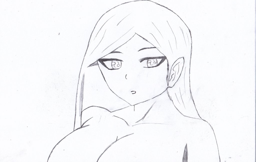 simple anime girl drawing by me by naruXhinata on DeviantArt