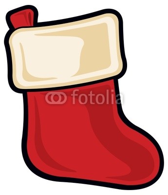 Cartoon Christmas Stocking" Stock image and royalty-free vector ...