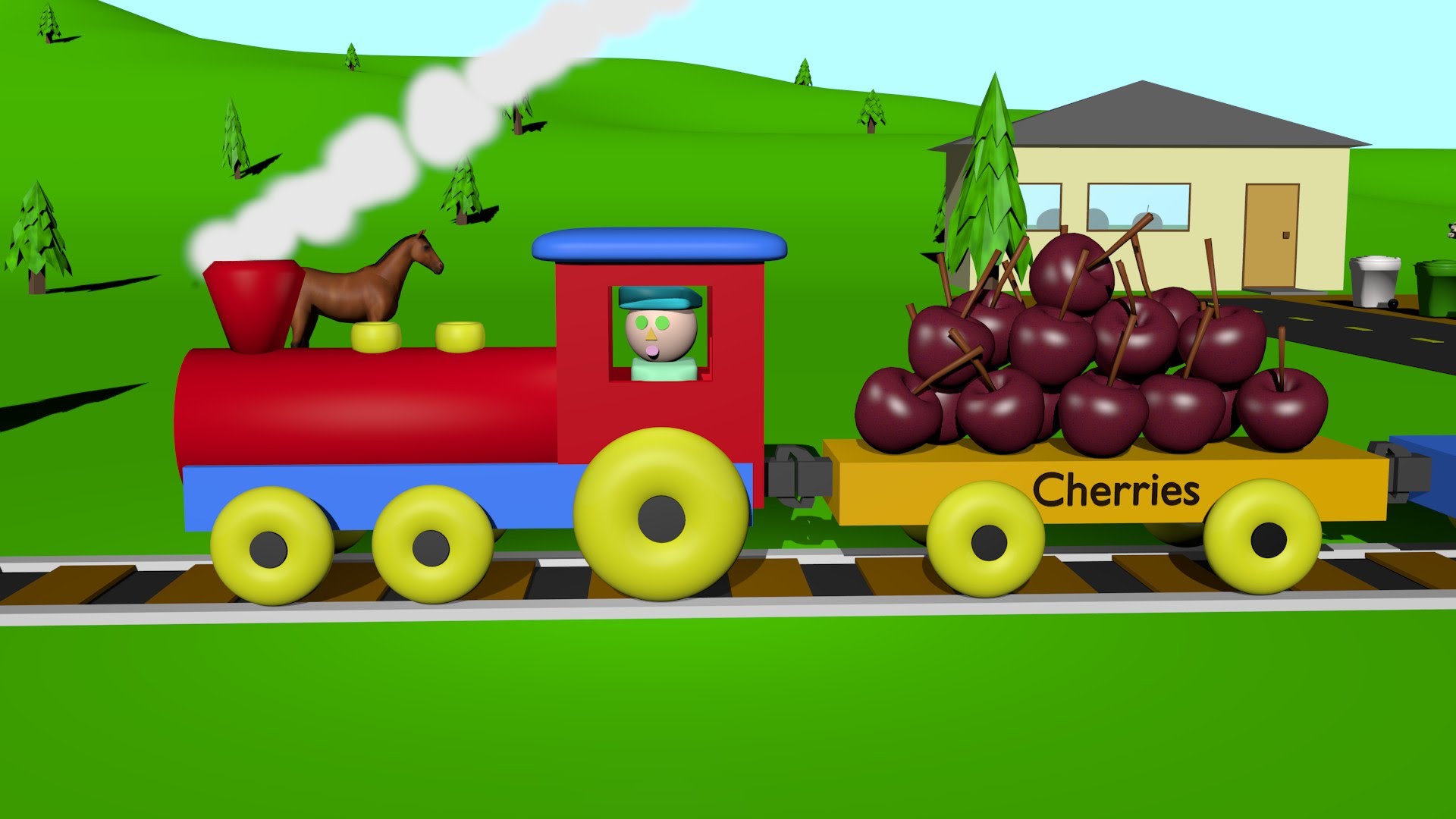 The Fruit Train 2 - Learning for Kids - YouTube