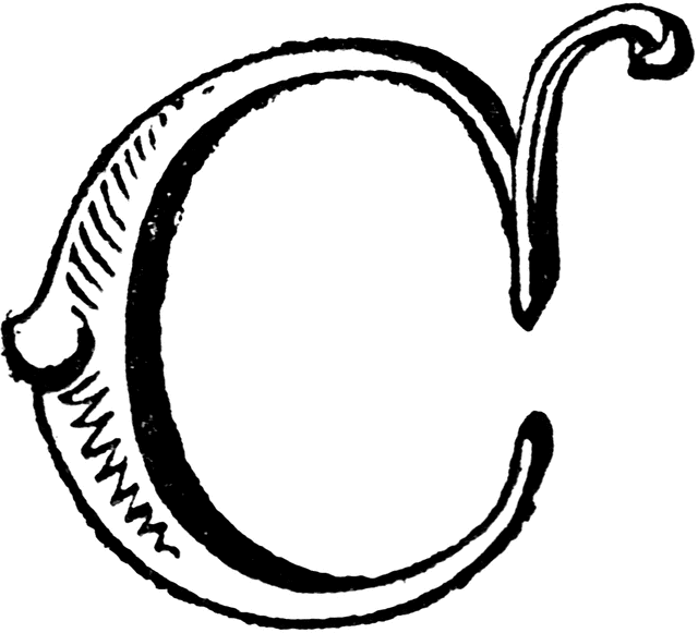 Decorative Letter C | ClipArt ETC
