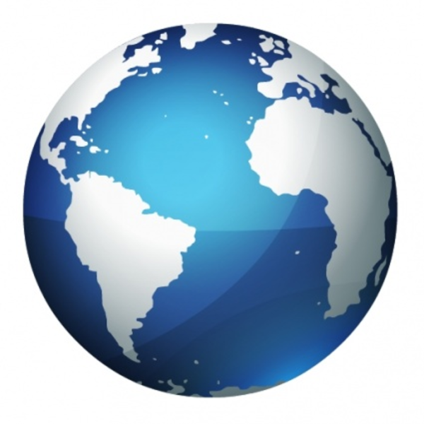 Earth Globe image - vector clip art online, royalty free & public ...