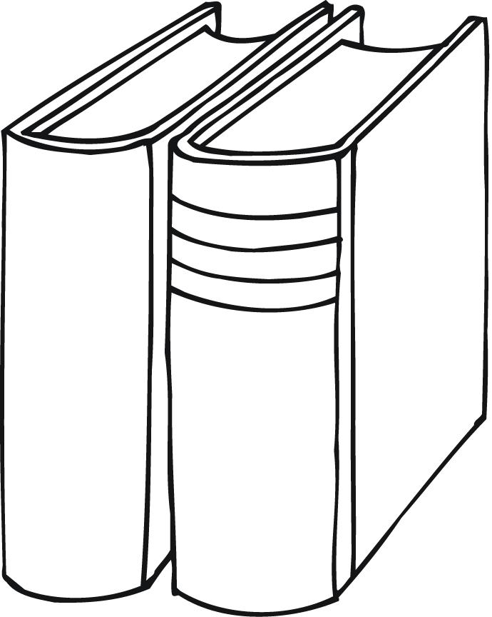 Pin Printable Outline Of Books For Preschoolers Coloring Point on ...
