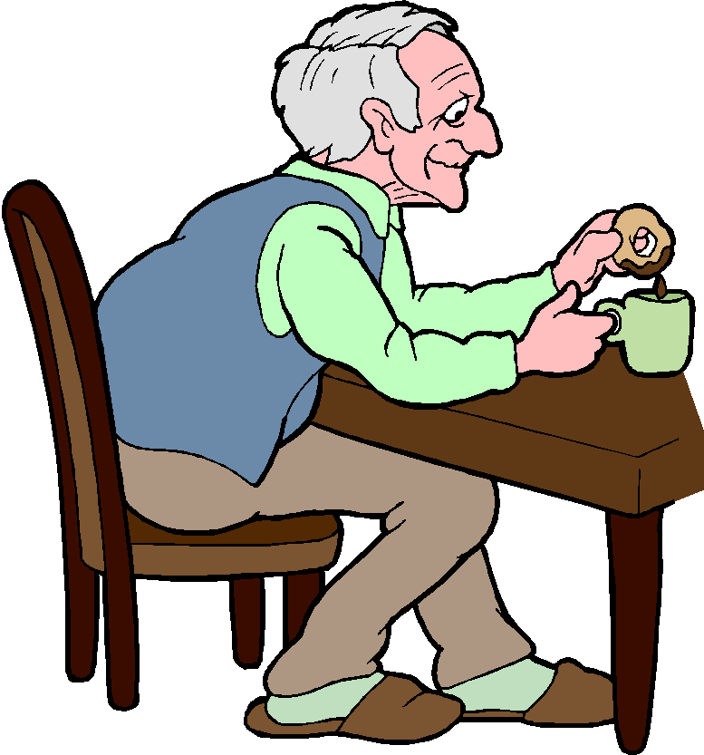 Cartoon Elderly Person